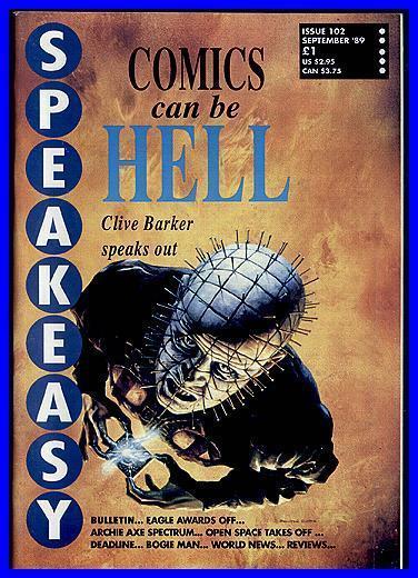 SPEAKEASY 102 Clive Barker Speaks Out, gRANT mORRISON