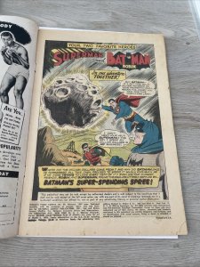 World's Finest Comics #99  DC Comic 1959 CENTERFOLD DETACHED