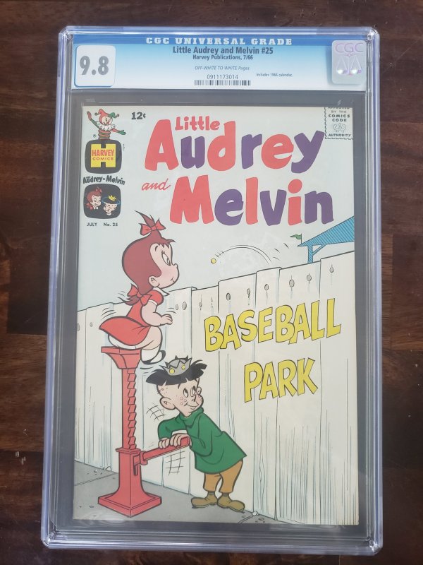 Little Audrey and Melvin #25 CGC 9.8 Highest graded