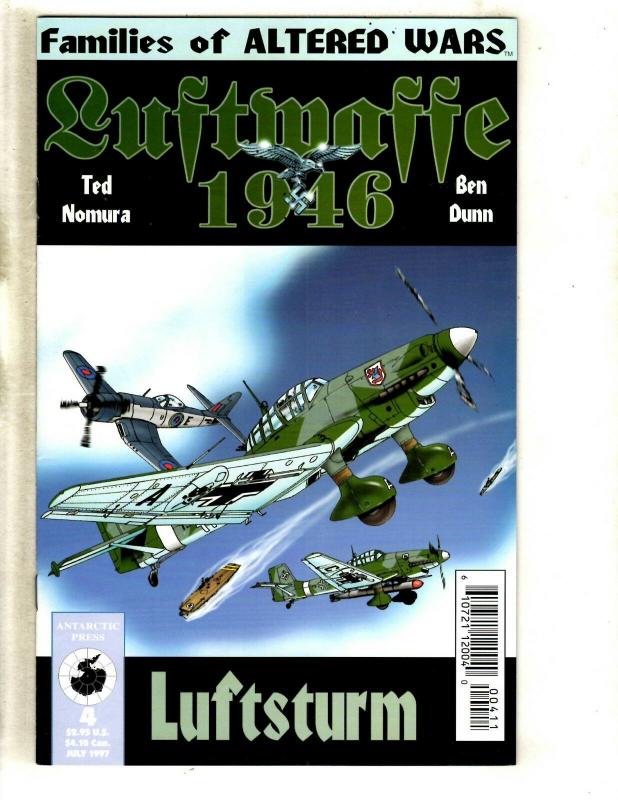 Lot Of 10 Luftwaffe 1946 Antarctic Press Comic Books # 1 2 3 4 5 6 7 8 9 10 FM8