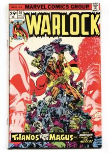 Warlock #10 1975- Starlin cover  Thanos Origin Magus - Gamora - VF/NM