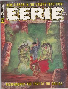 EERIE 6 VG+ (Warren Nov. 1966)  Warehouse find uncirculated copy grey morrow 