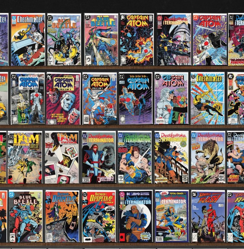 Huge Lot 150+ Comics with Captain Atom, The Flash, Elementals & More!