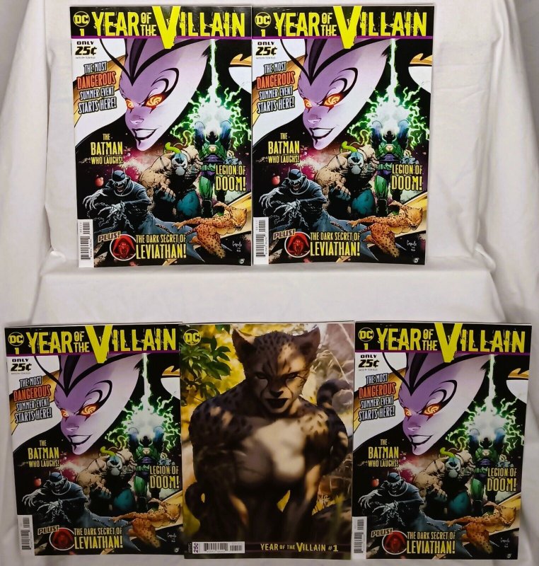 DC YEAR of the VILLAIN #1 Artgerm 1:100 Cheetah Variant Cover DC Comics DCU