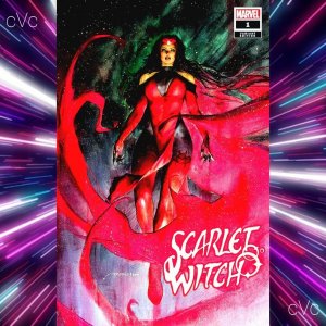 SCARLET WITCH #1 1ST KEY COVER by PUPPETEER LEE GEM KEY VARIANT PS* X-MEN WANDA