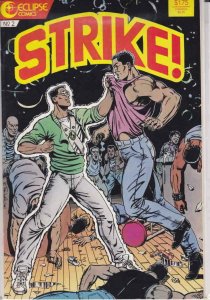 STRIKE #2, VF/NM, Eclipse, 1987, Black Super Hero, more indies in store