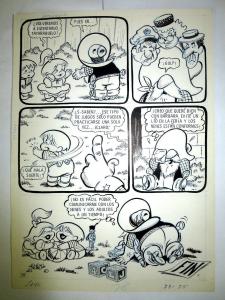 SUGAR & SPIKE Original art Mexican incarnation 11 pages faithful to Mayer great 