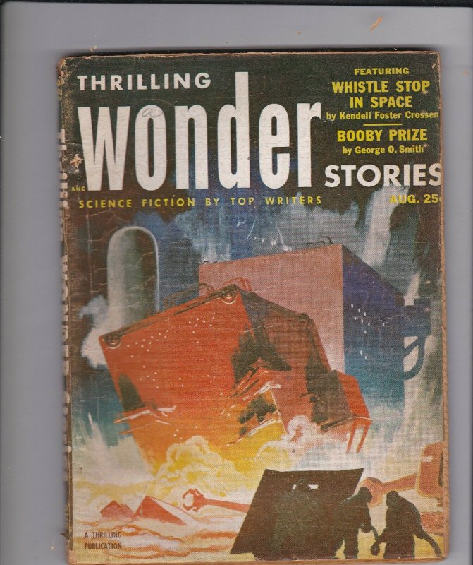 Thrilling Wonder Stories August 1953 Pulp Magazine