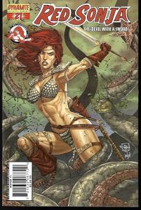 Red Sonja #21 (Dynamite Entertainment)- Joe Prado Cover