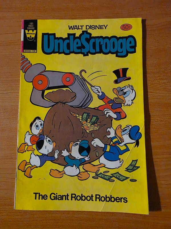 Uncle Scrooge #185 ~ VERY FINE - NEAR MINT NM ~ 1981 Whitman Comics