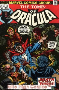 TOMB OF DRACULA (1972 Series)  (MARVEL) #13 Fine Comics Book