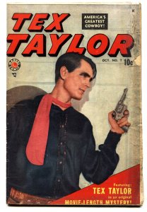 Tex Taylor #7 Golden-Age comic book 1949- Alamo-