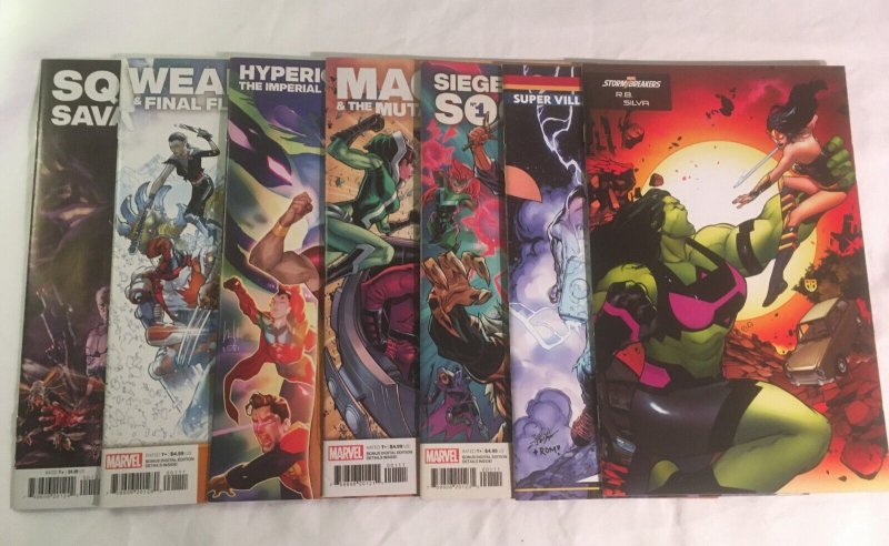 HEROES REBORN #1, 2, 3, 4, 5, 6, 7, Five One-Shots, VFNM Condition