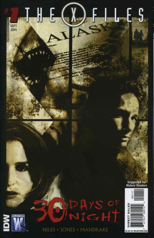 X-Files/30 Days Of Night #1A FN ; WildStorm | Steve Niles