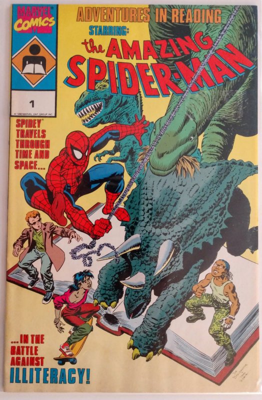 Amazing Spider-Man:Adventures in Reading #1 (Houston Chronicle)(VF)(1990)