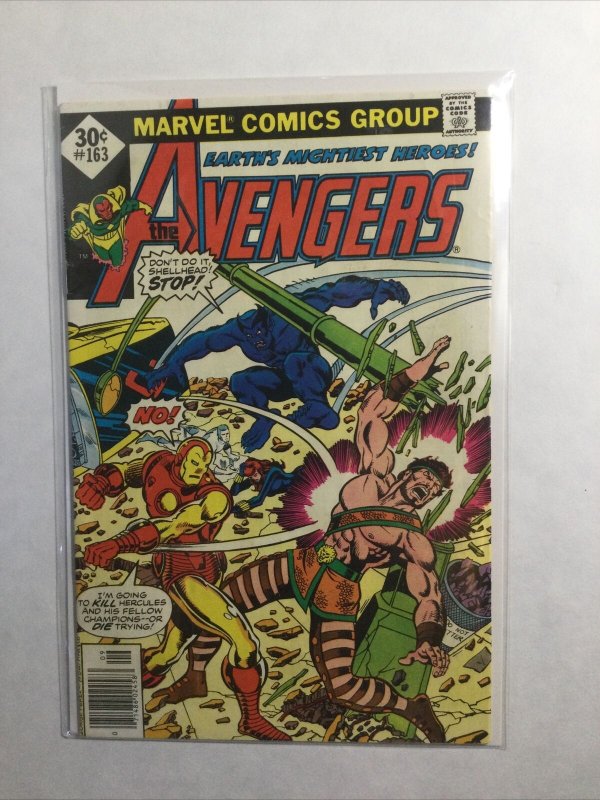 Avengers 163 Newsstand Edition Fine Fn 6.0 Marvel