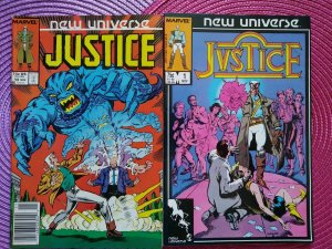 Justice Mark Jewelers 7 issue Lot #3, 5-8,12-13 MJ (1987) New Universe Marvel