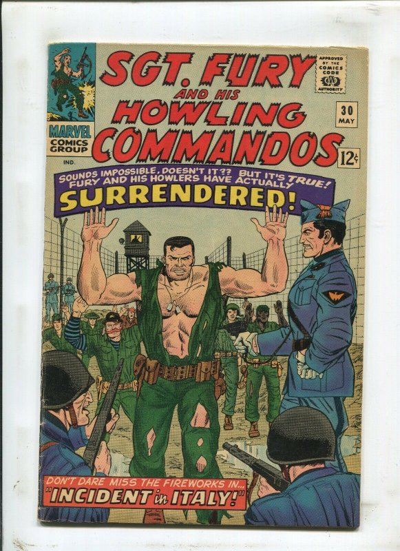 SGT. FURY #30 - INCIDENT IN ITALY! - (6.0) 1966