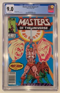 (1986) Masters Of The Universe #1 Marvel Comics Newsstand Variant Cover! HE-MAN!