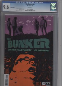 THE BUNKER #1 FRANCAVILLA VARIANT COVER! CGC 9.6 W/WHITE PAGES! TV SHOW SOON!
