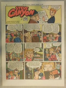 (52) Steve Canyon Sundays by Milton Caniff  from 1962 Complete Year ! Tabloid