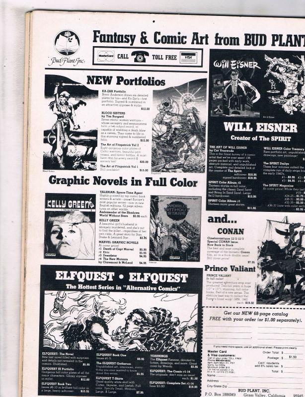 Savage Sword Of Conan # 88 Marvel Curtis Comic Book Magazine Kull Sonja J101