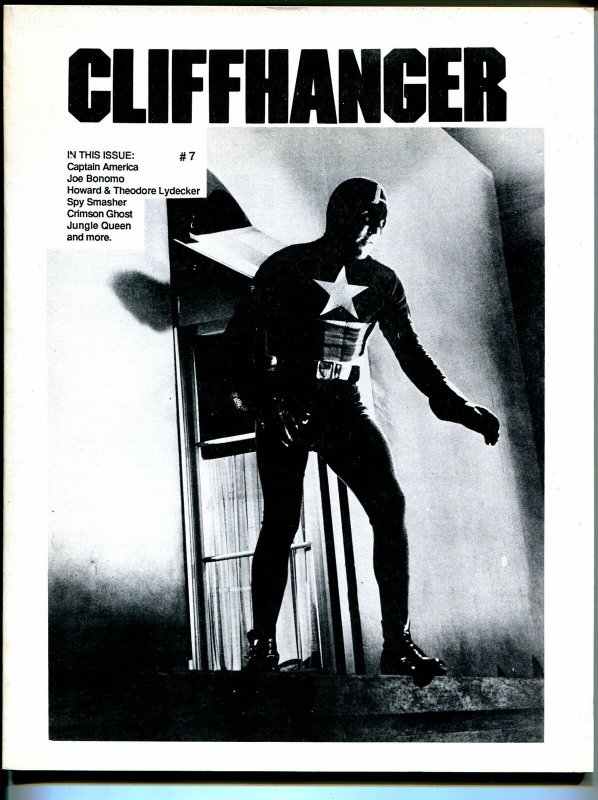 Cliffhanger #7 1987-WOY-Capt America-old movie serials-Spy Smasher-FN/VF