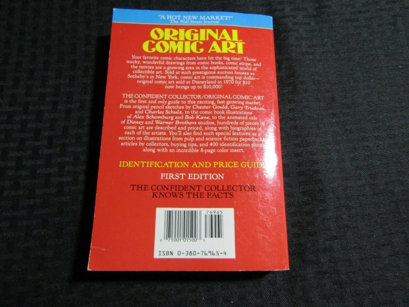 1992 ORIGINAL COMIC ART Identification & Price Guide FN 6.0 1st Avon Paperback