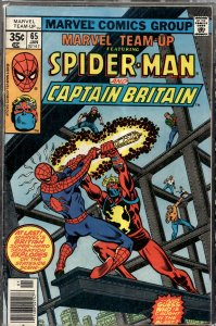 Marvel Team-Up #65 (1978) Captain Britain [Key Issue]