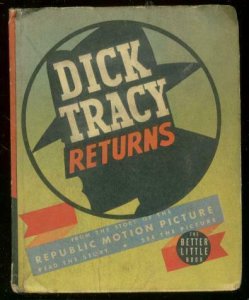 DICK TRACY #1495-BIG LITTLE BOOK-DICK TRACY RETURNS '39 VG/FN 