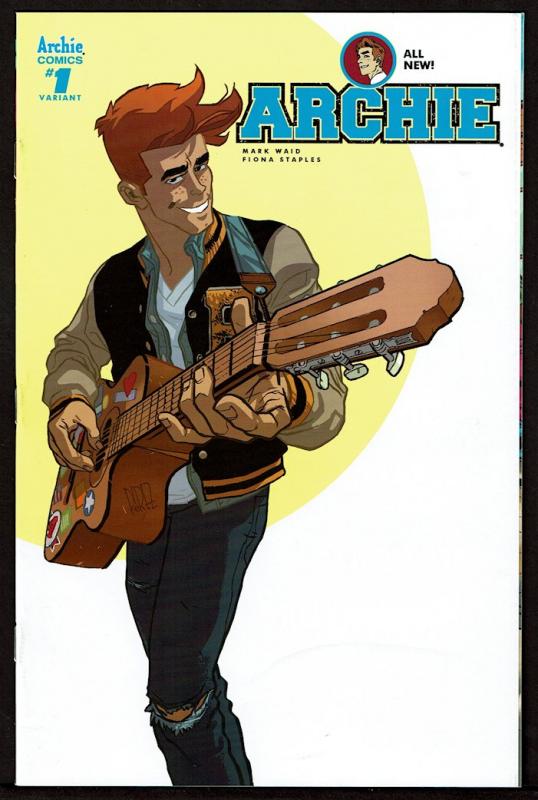 Archie - All New #1 (2nd series)  9.4 NM  Guitar variant.