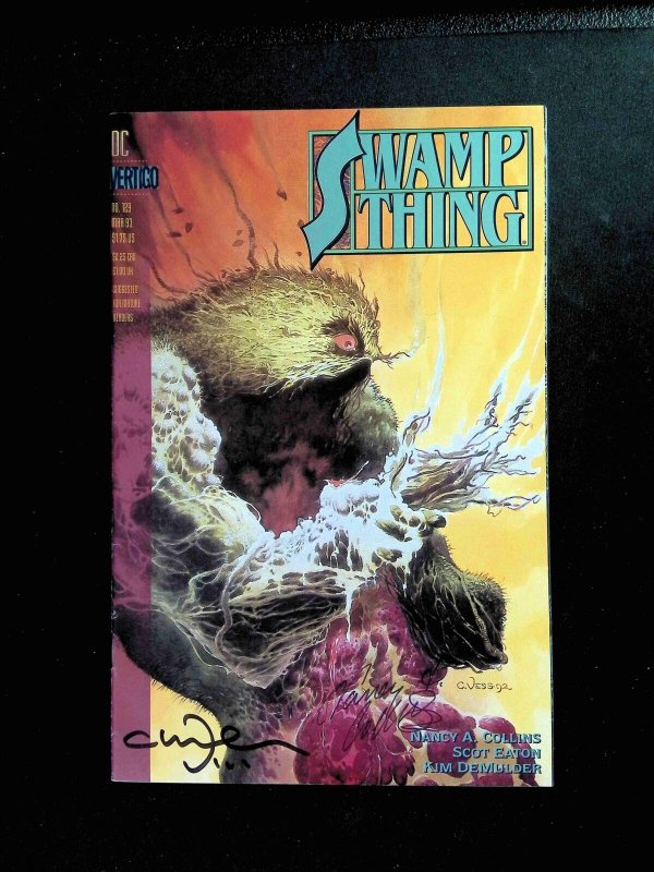 Swamp Thing #129 (2nd Series) DC Comics 1993 VF/NM  Signed by Collins & Vess
