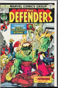 The Defenders #22 (1975) The Defenders