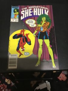 The Sensational She-Hulk #3 (1989) Amazing Spider-Man! High-grade! VF/NM Wow!