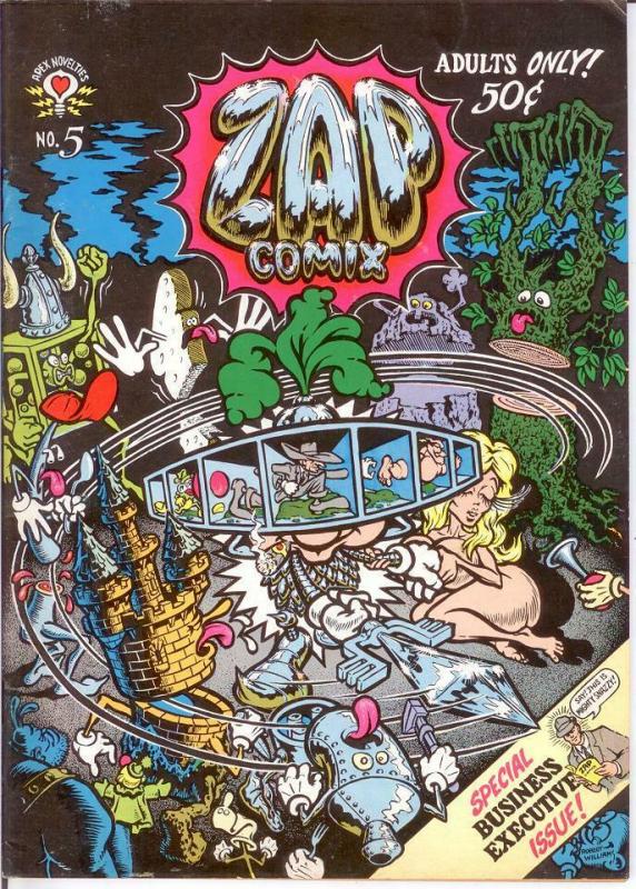 ZAP COMIX (1968-2005 APEX NOVELTIES) 5 F-VF (1ST) COMICS BOOK