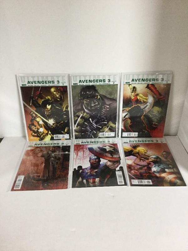 Ultimate Avengers Vol 1 2 3 Complete Lot Set Run Nm Near Mint