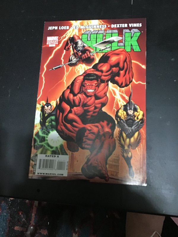 Hulk variant #11 (2008) Red Hulk, variant cover! Baron Mordo NM- Wow!