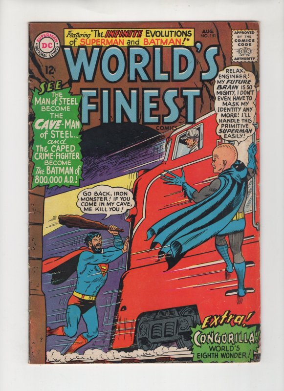 World's Finest Comics #151 BATMAN SUPERMAN SILVER AGE DC