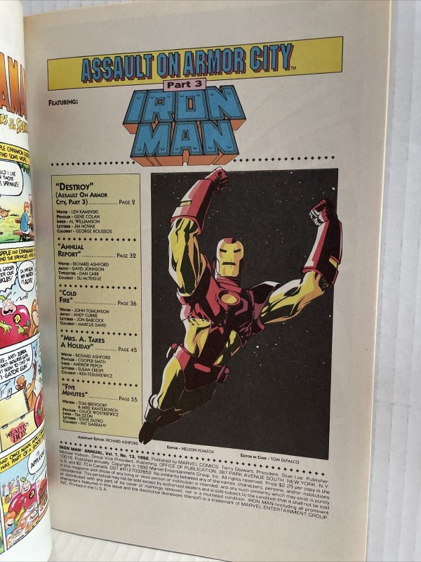 Iron Man Annual #13