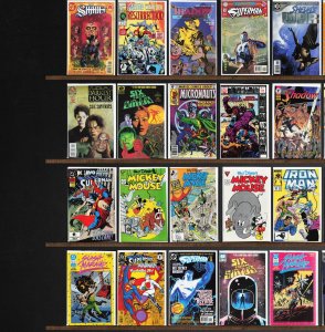 Huge Lot 130+ Comics with Mickey Mouse Adventures, Mickey Mouse & More!