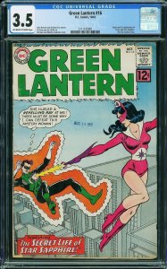Green Lantern #16 (1962) CGC 3.5  / SBD-01