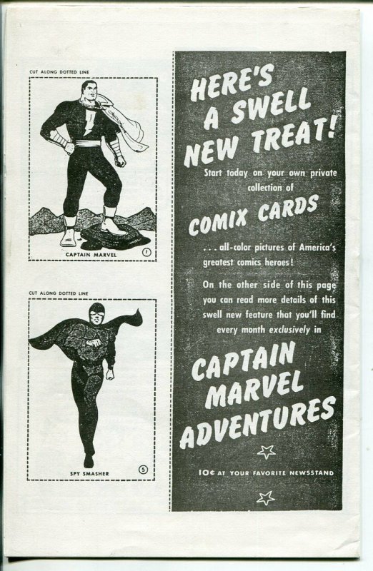 Captain Marvel Adventure Fanzine-1970's-photo copy edition-Comix cards-VF