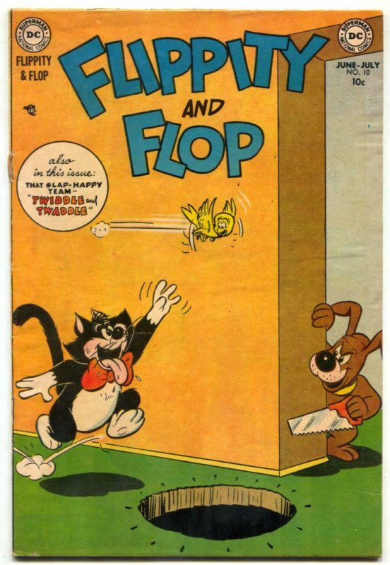 Flippity And Flop #10 1953- DC Funny Animal comic VG