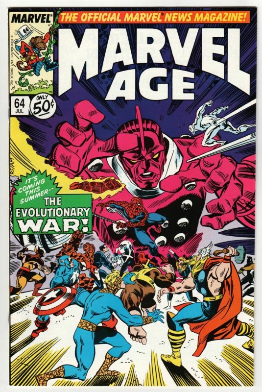 Marvel Age #64 (Marvel, 1988) VF/NM