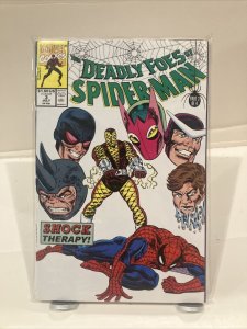 1991 Marvel Comics THE DEADLY FOES OF SPIDER-MAN #3 - SHOCK THERAPY -