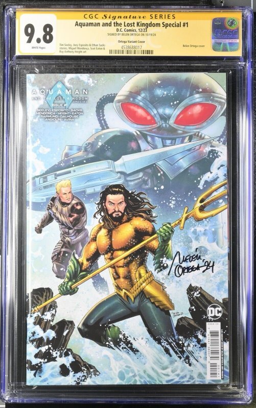 Aquaman and the Lost Kingdom Special (2023) # 1 (CGC 9.8) Signed Belen Ortega