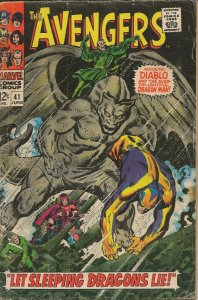 Avengers #41 ORIGINAL Vintage 1967 Marvel Comics Diablo Dragon Man