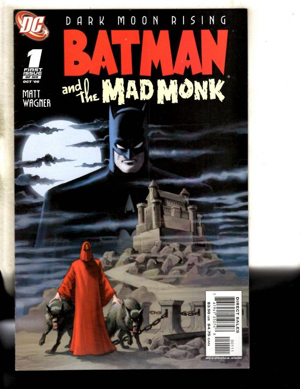 Lot Of 5 Dark Moon Rising Batman & The Mad Monk DC Comic Books # 1 2 4 5 6 MF12
