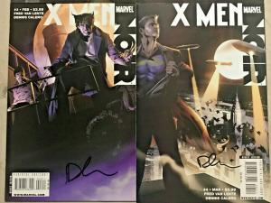 X-MEN NOIR#1-4 NM LOT 2009 FIRST PRINTS SIGNED BY DENNIS CALERO MARVEL COMICS