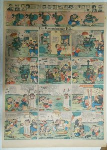 The Katzenjammer Kids by Knerr from 9/21/1924 Very Large Full Size Page !